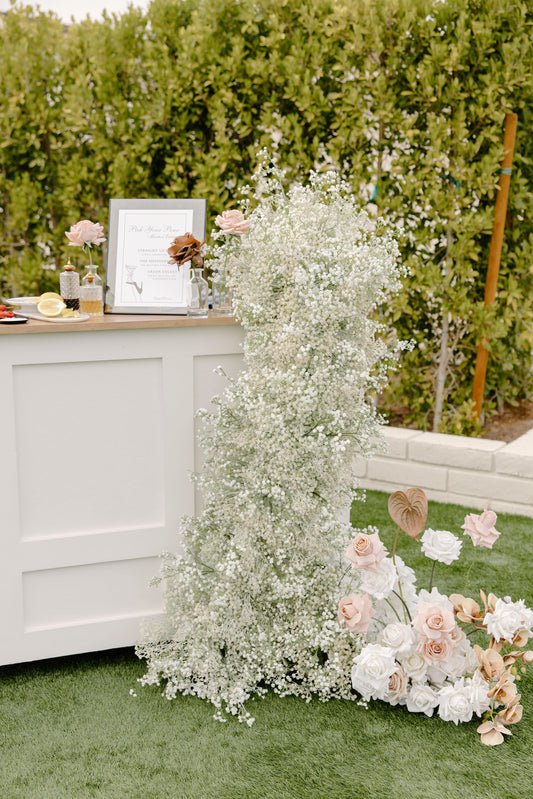 Cascading Baby's breath bar piece