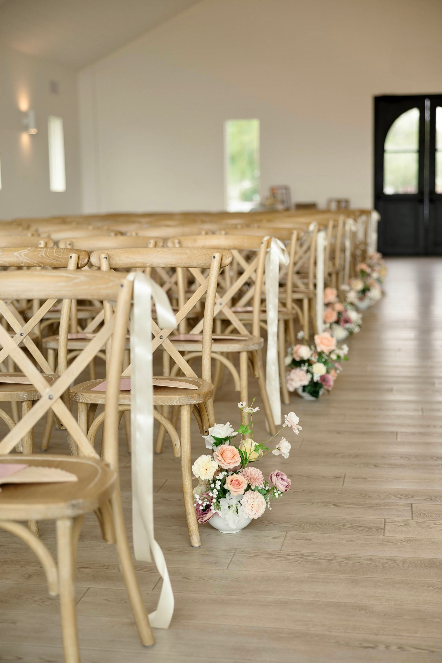 Lilah centerpieces/aisle pieces