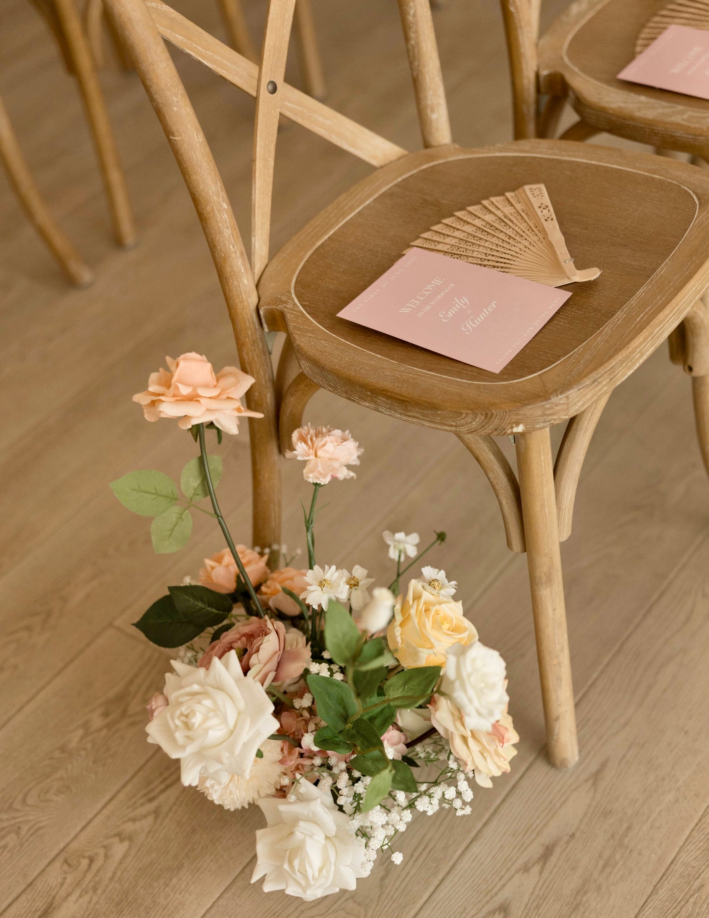 Lilah centerpieces/aisle pieces