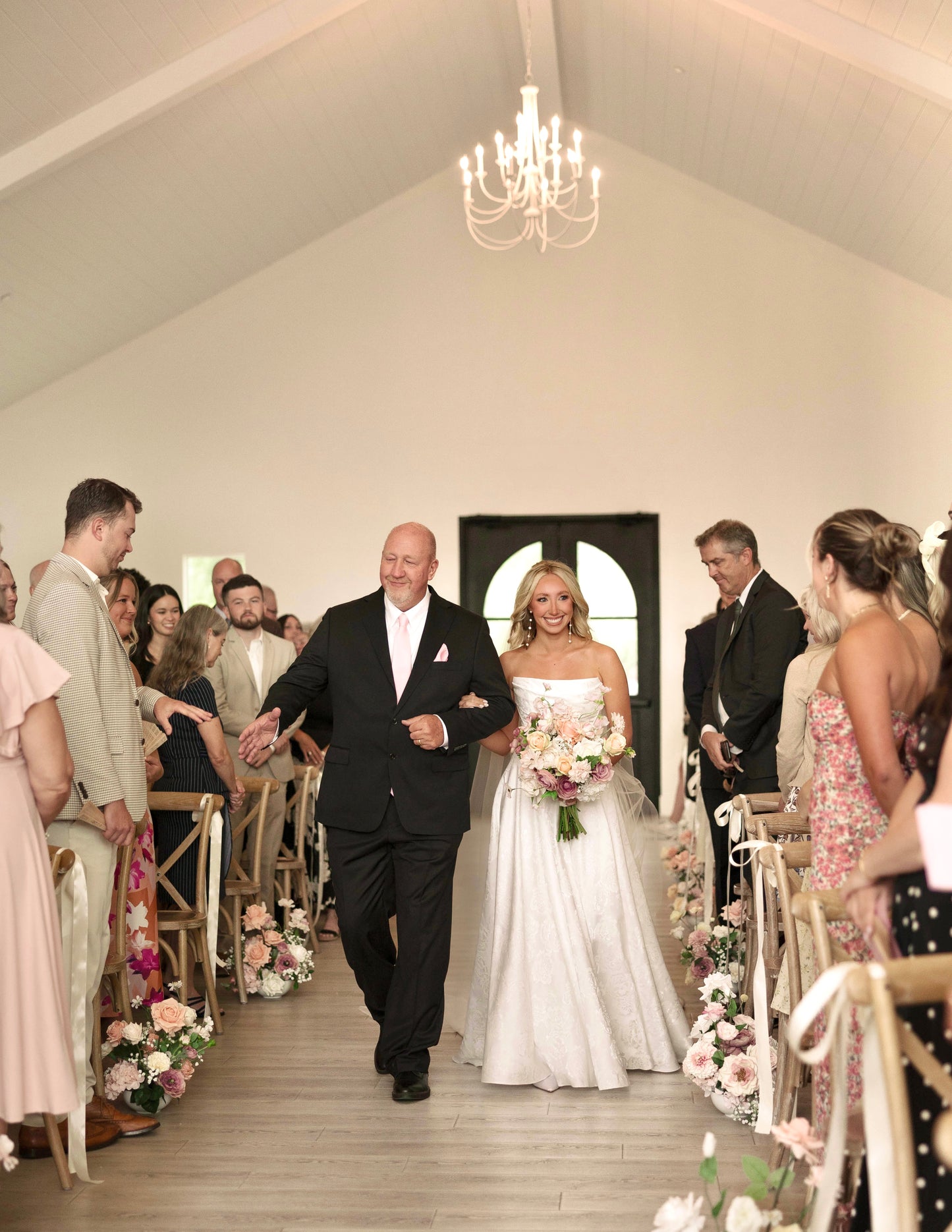 Lilah centerpieces/aisle pieces