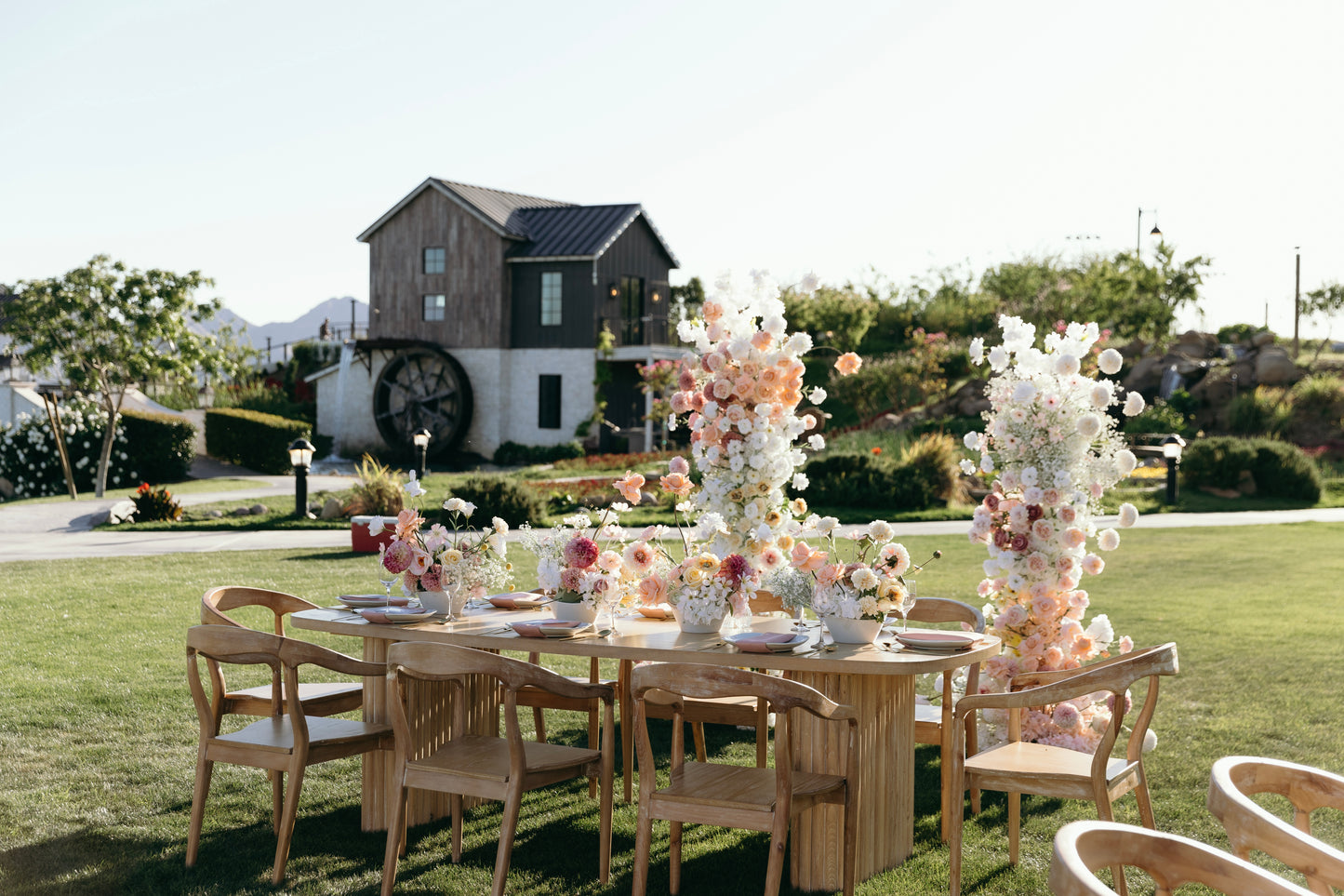 Lilah centerpieces/aisle pieces