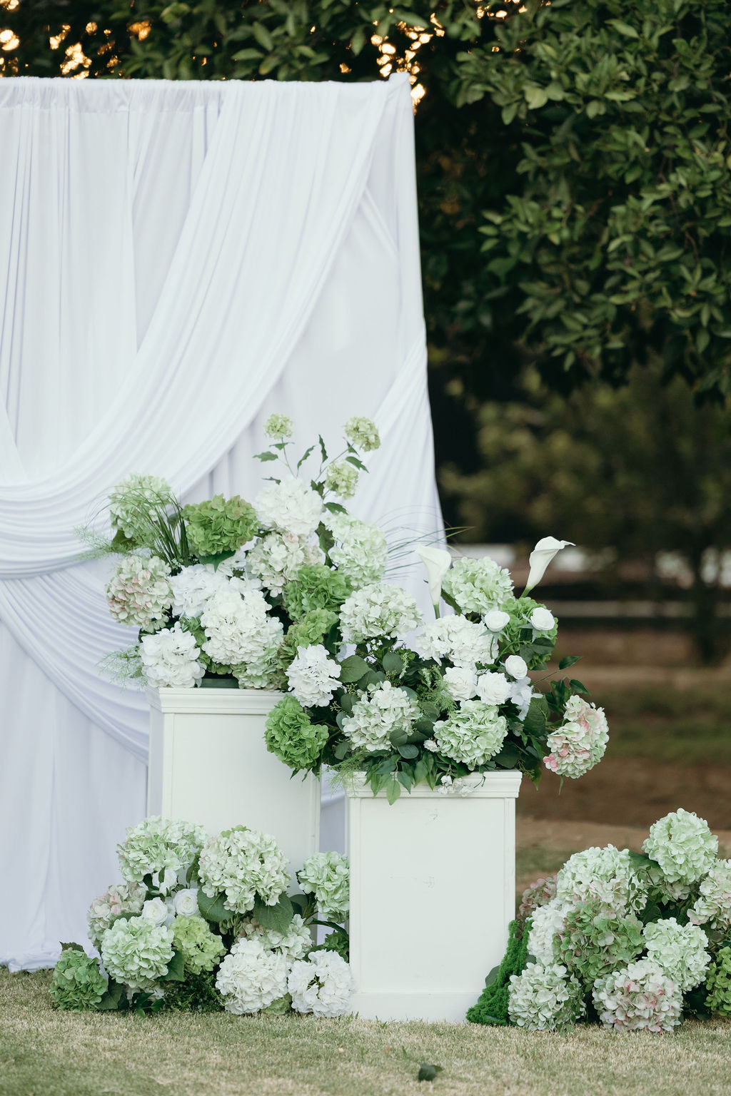 Hydrangea Aisle Flowers