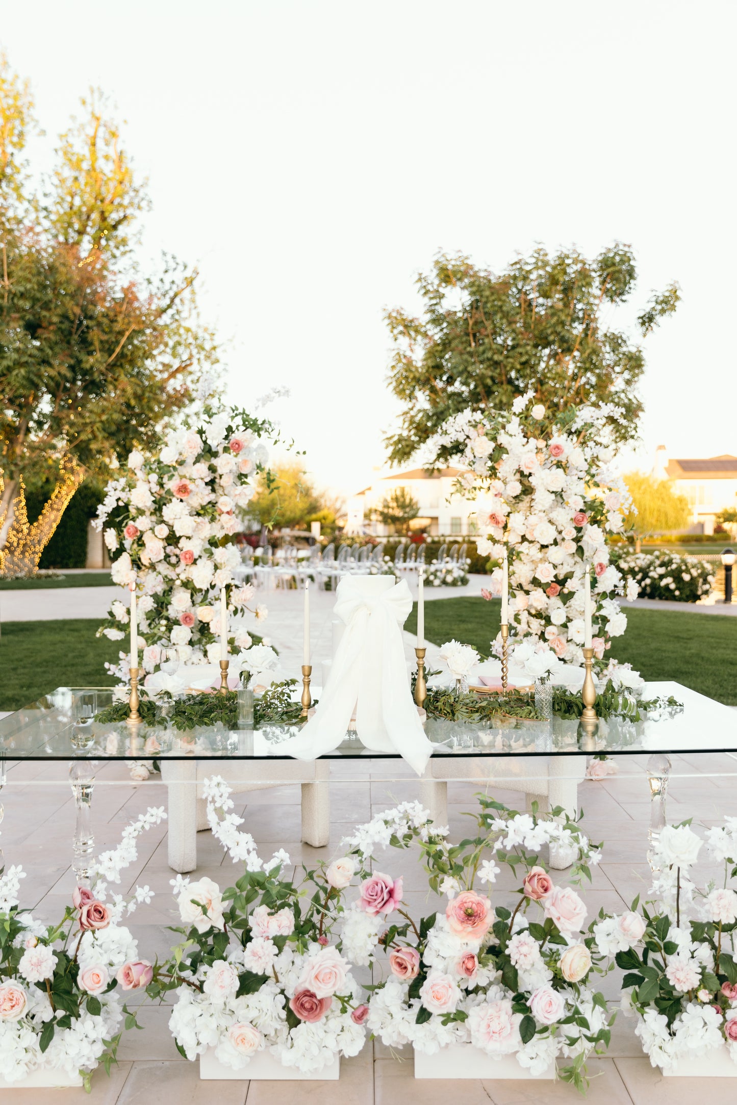 ella-aisle-flowers-cake-table