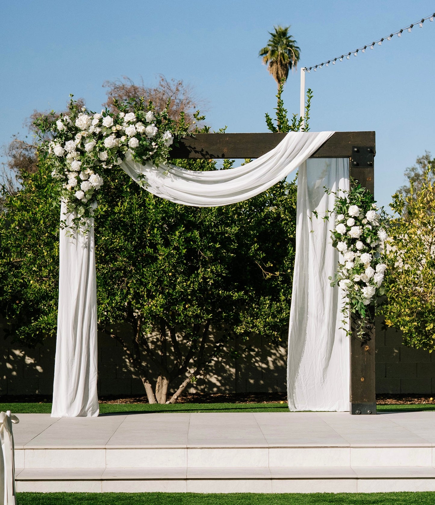 floral swags for large wooden altars (add-on item)