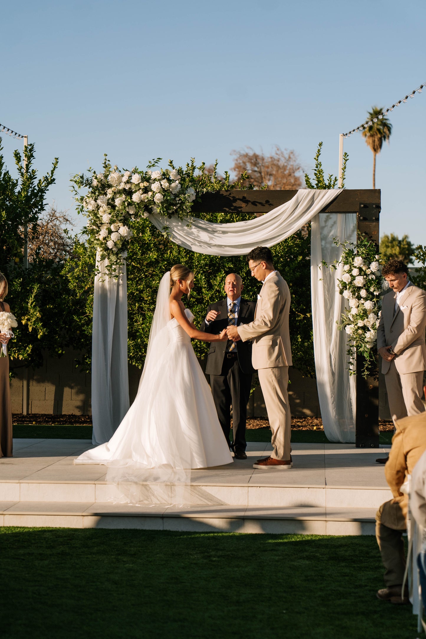 floral swags for large wooden altars (add-on item)