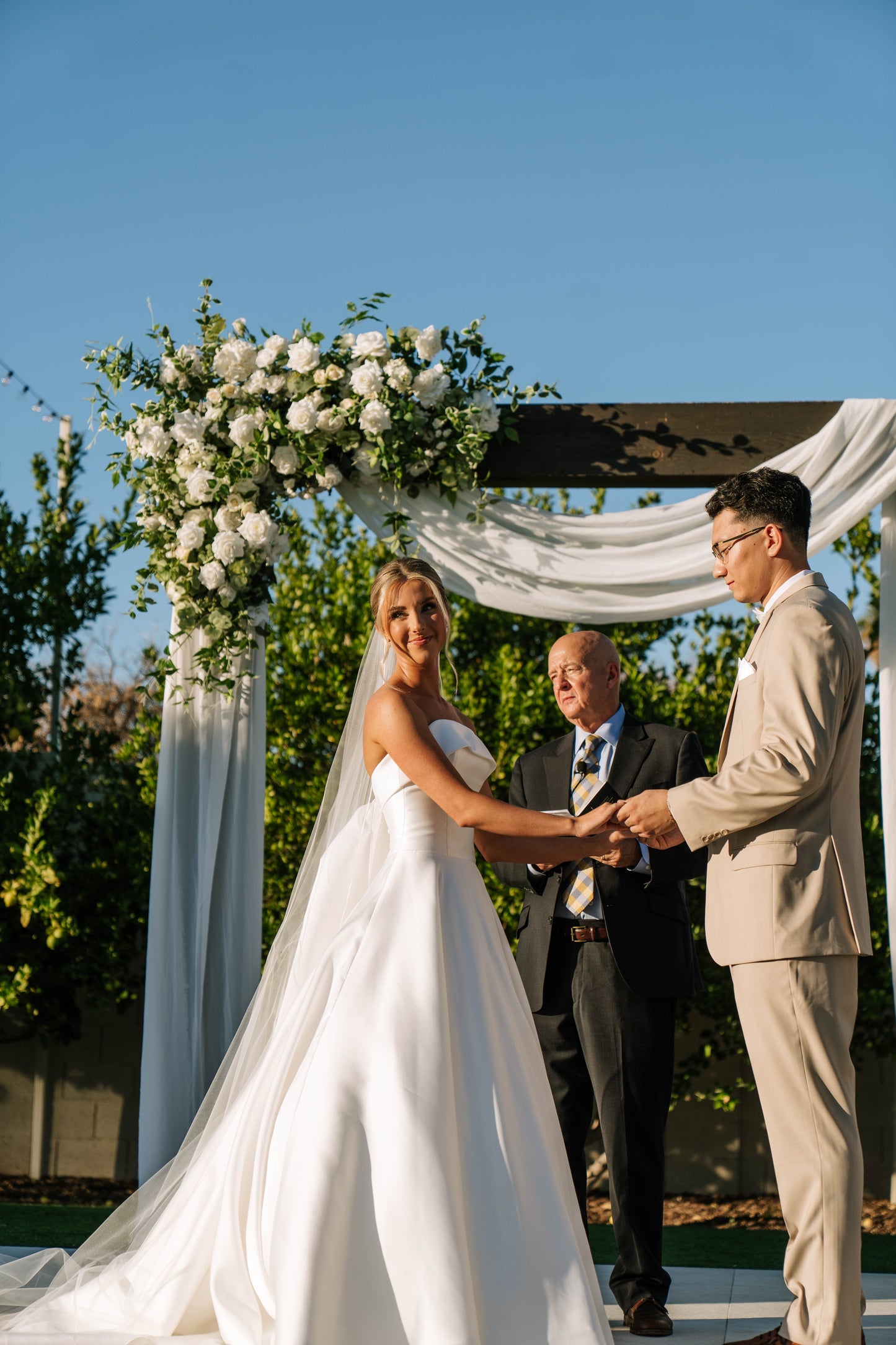 floral swags for large wooden altars (add-on item)