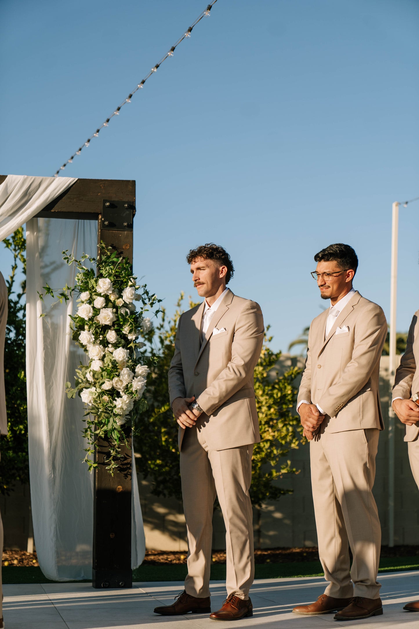 floral swags for large wooden altars (add-on item)