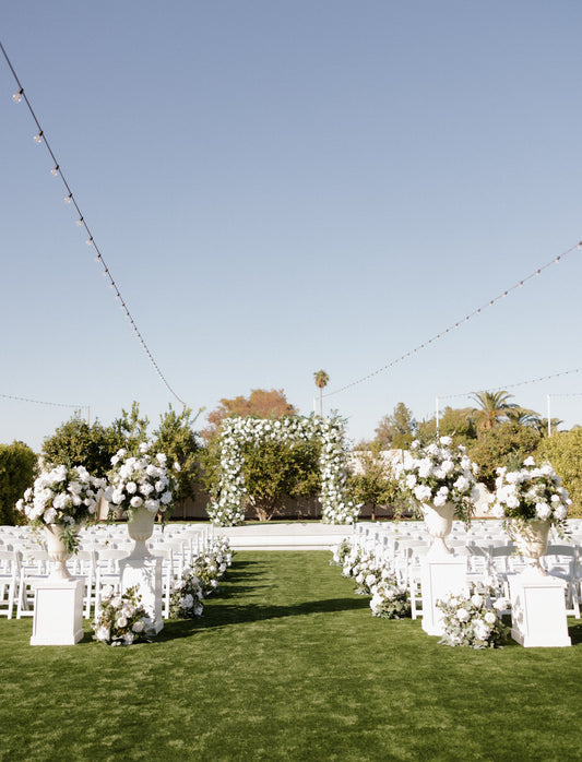 Gather Estate's Wooden Arch Covering