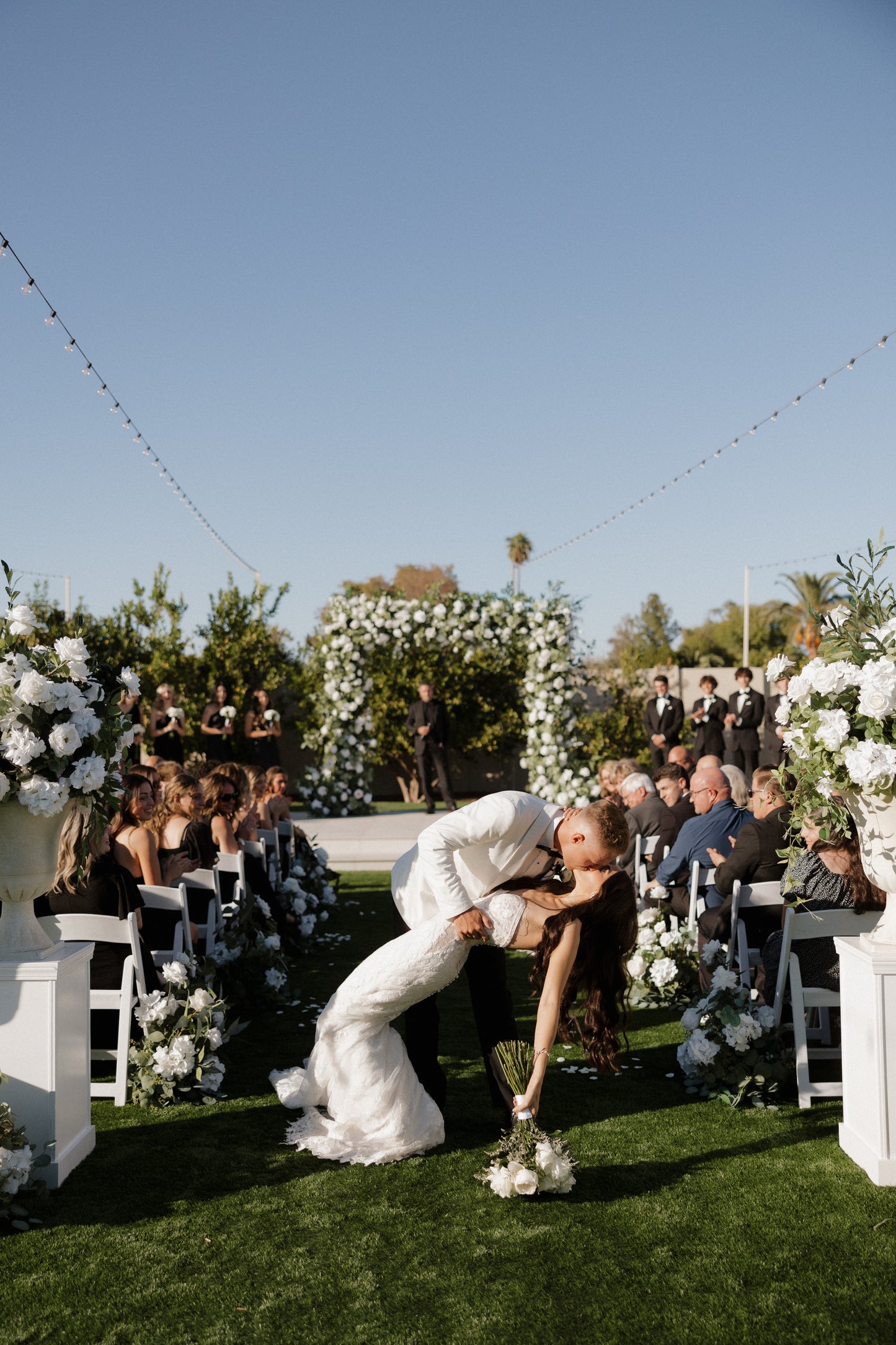 Gather Estate's Wooden Arch Covering