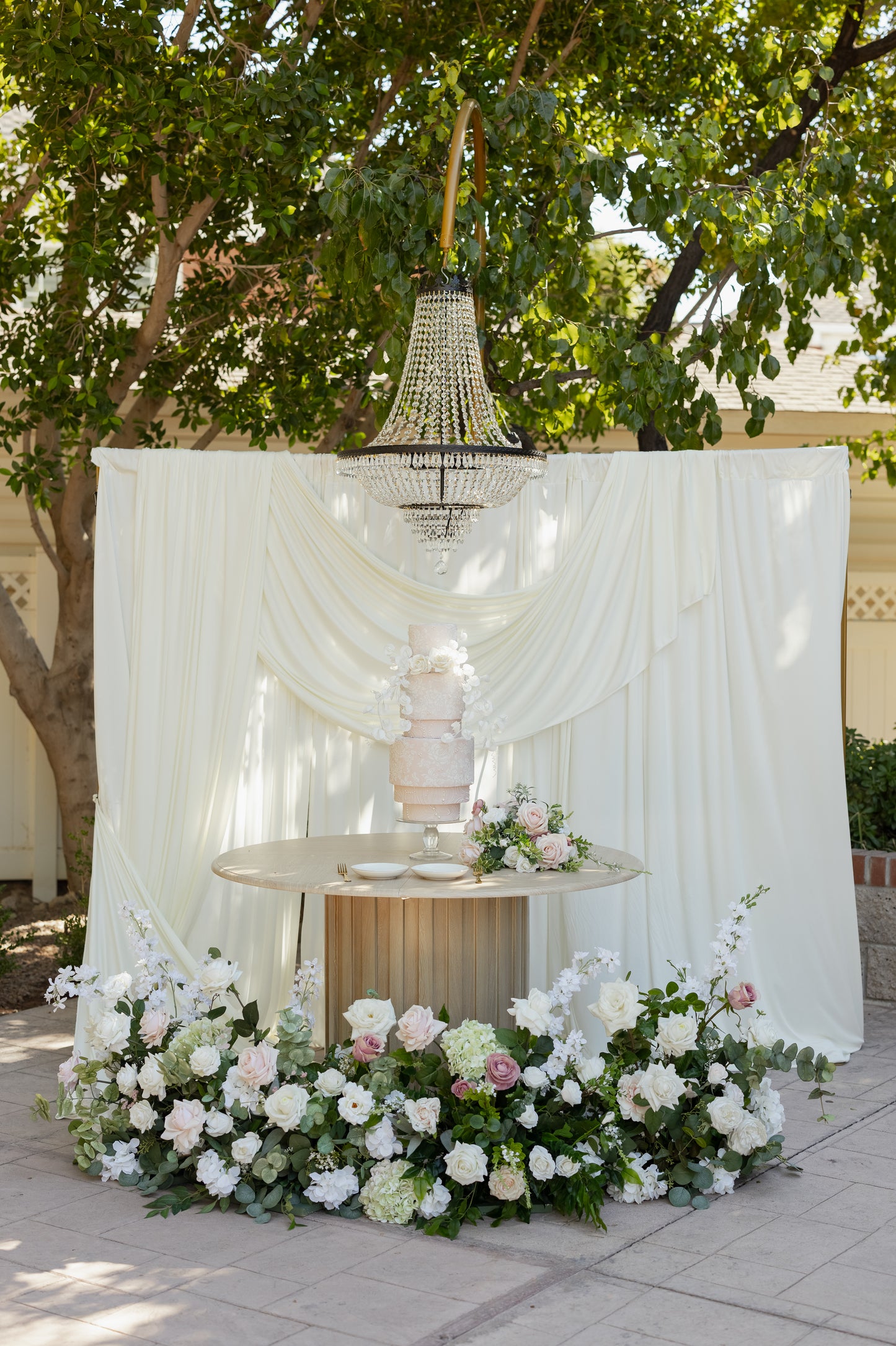Repurposing florals from ceremony to reception