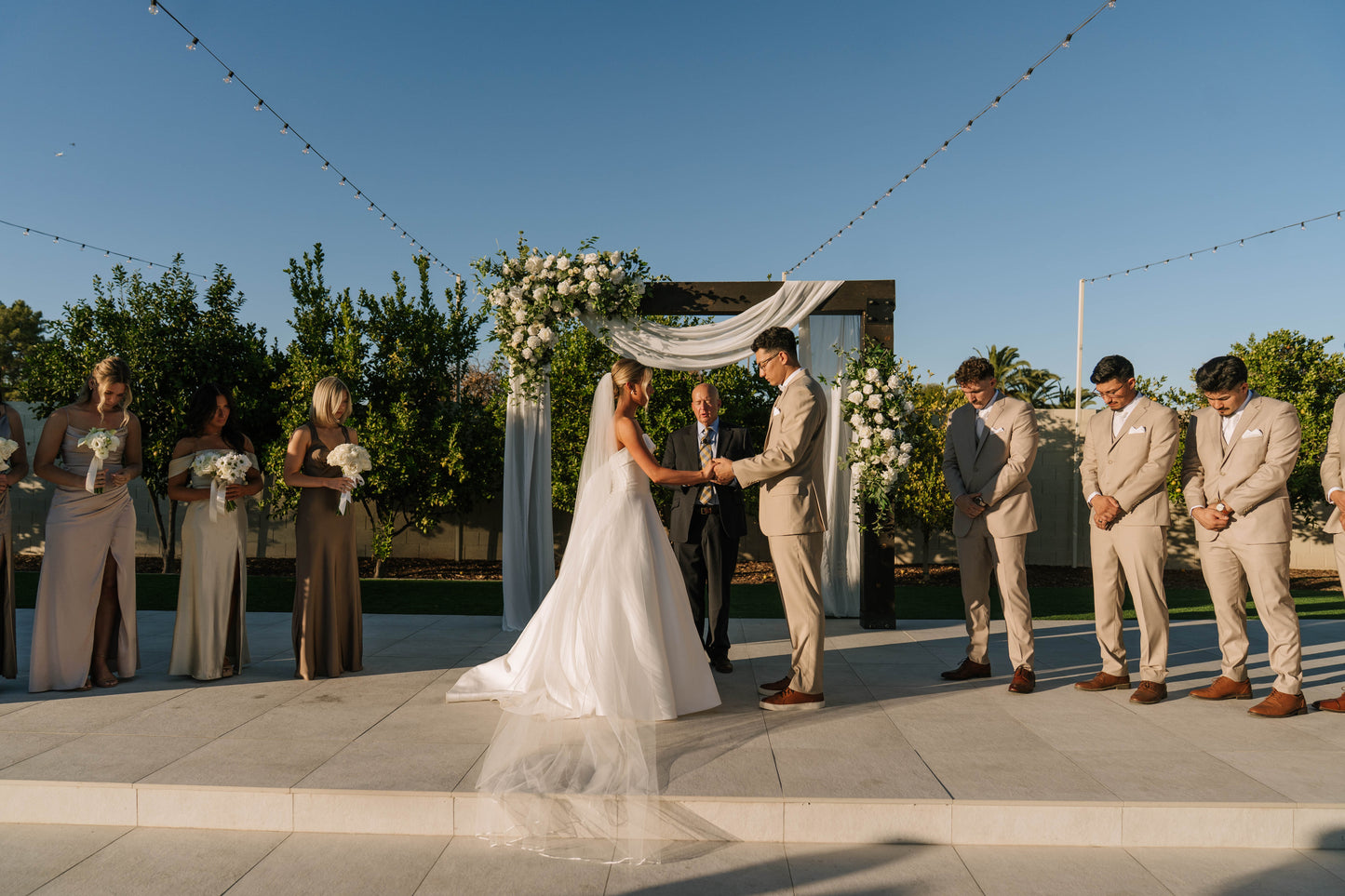 floral swags for large wooden altars (add-on item)