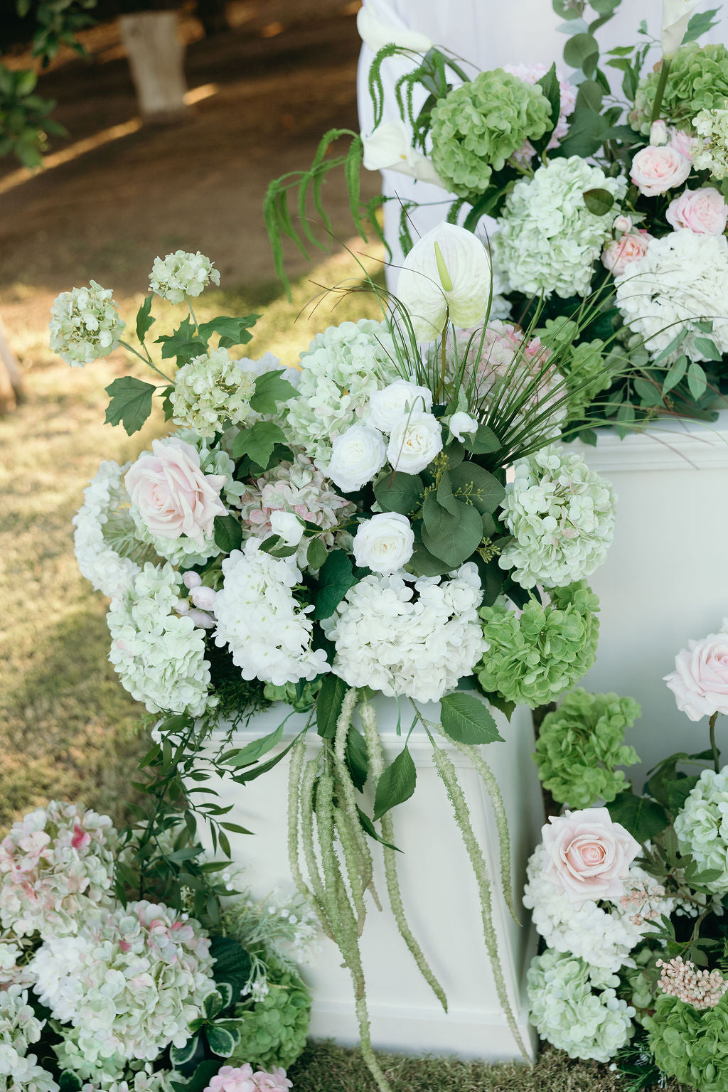 Hydrangea Aisle Flowers