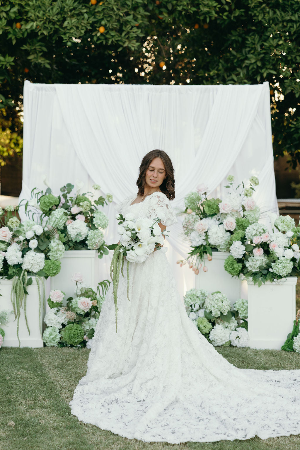 Hydrangea Aisle Flowers