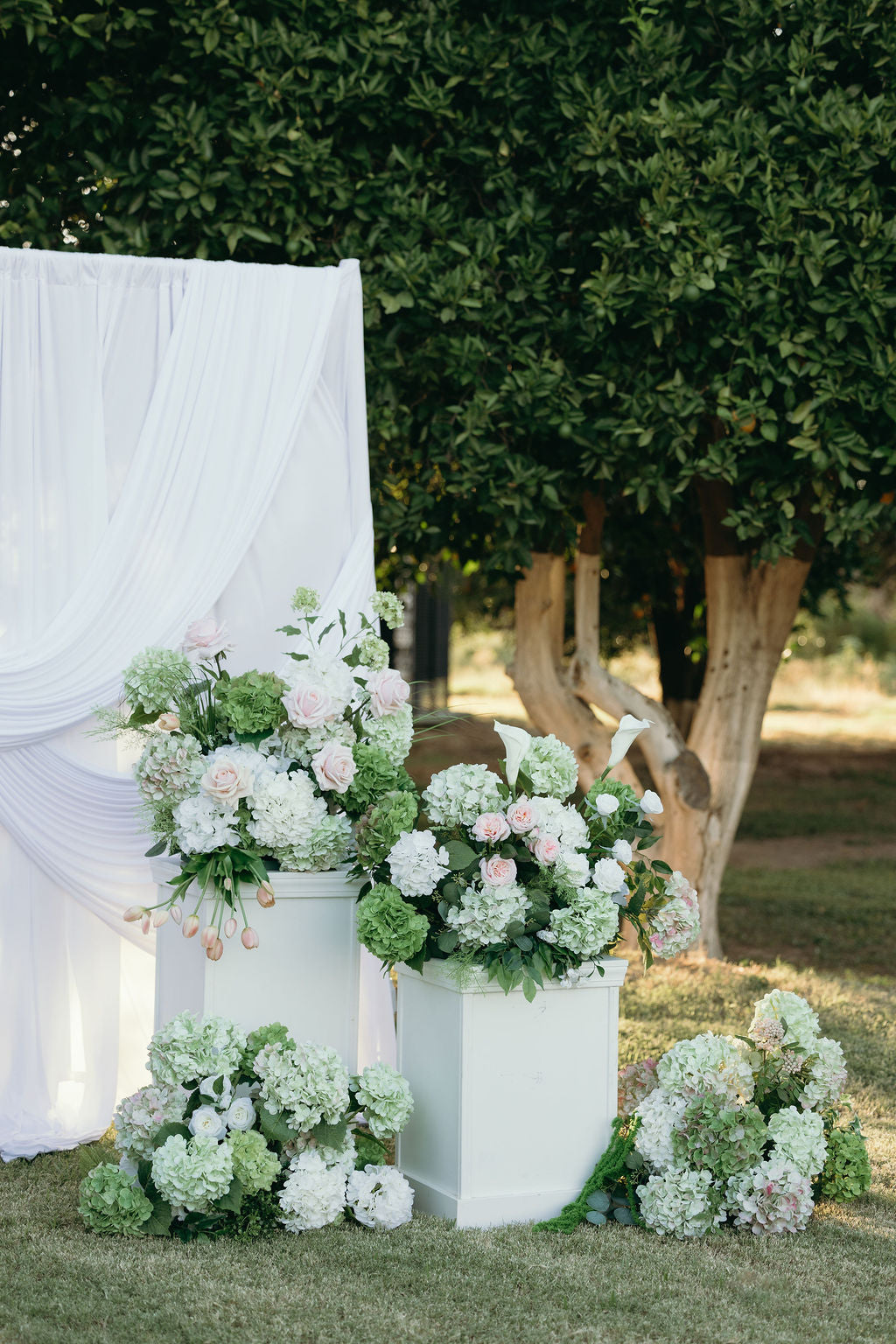 Hydrangea Aisle Flowers