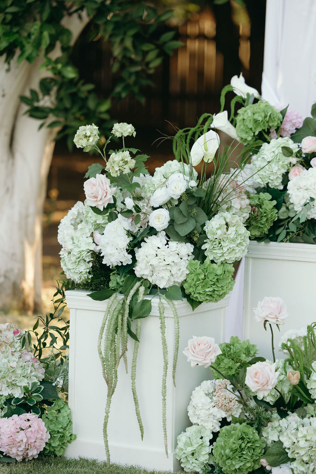 Hydrangea Aisle Flowers