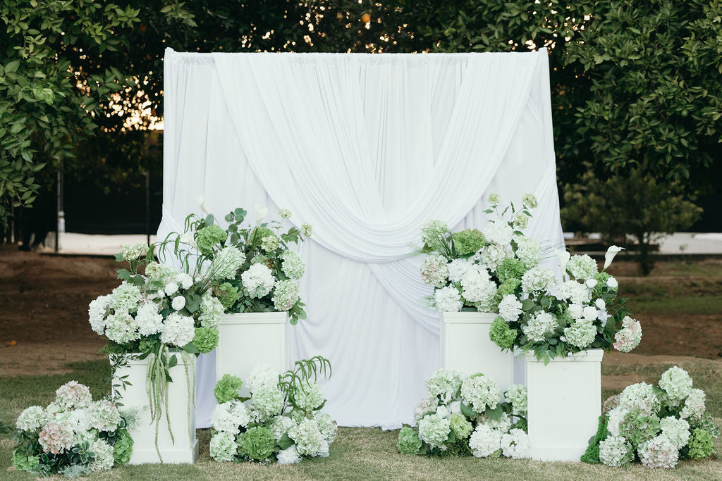 Hydrangea Aisle Flowers